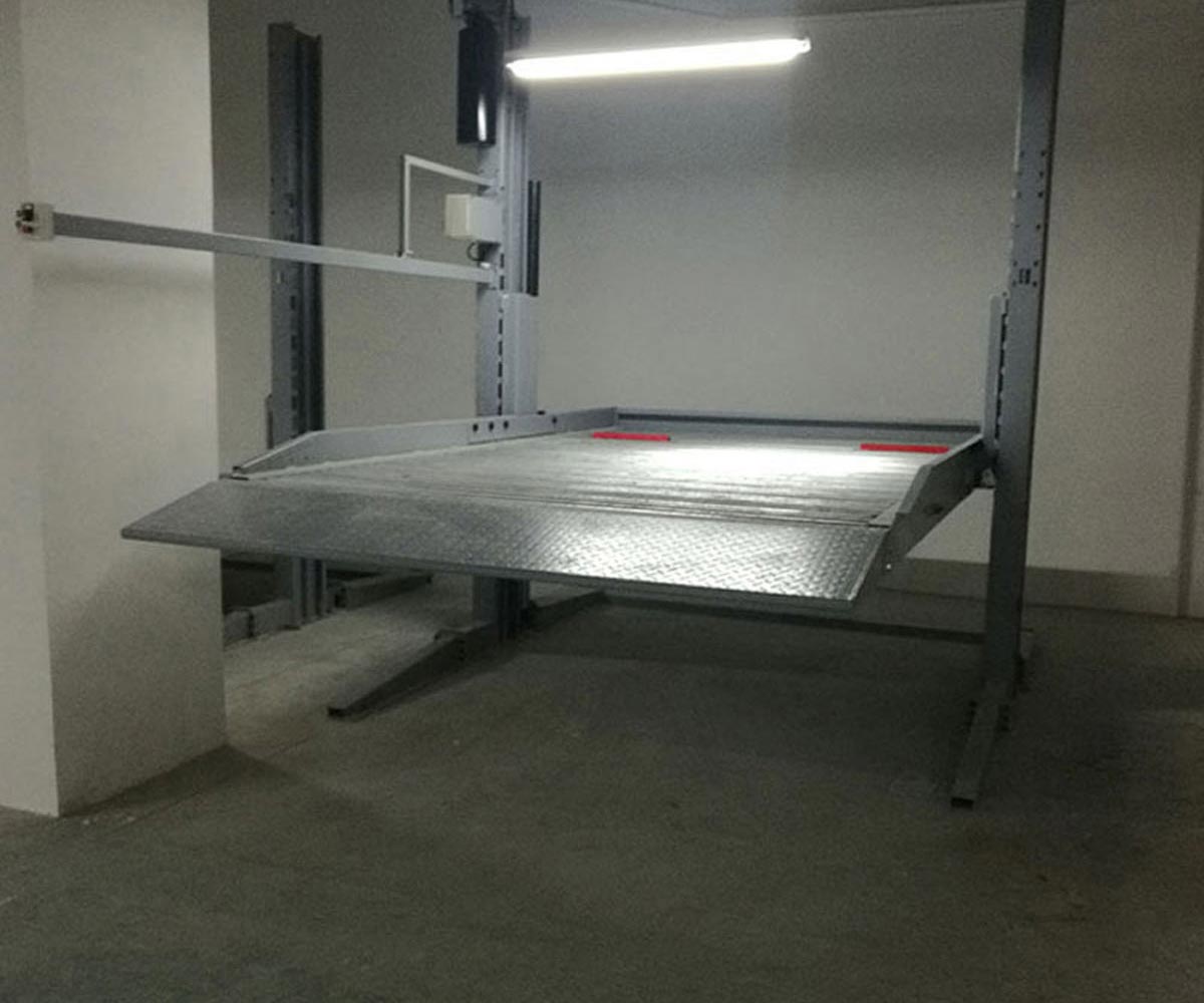 江油市二層簡易升降類機械停車場拆除