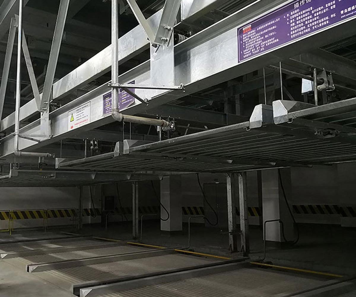 江油市2柱機械停車庫過驗收