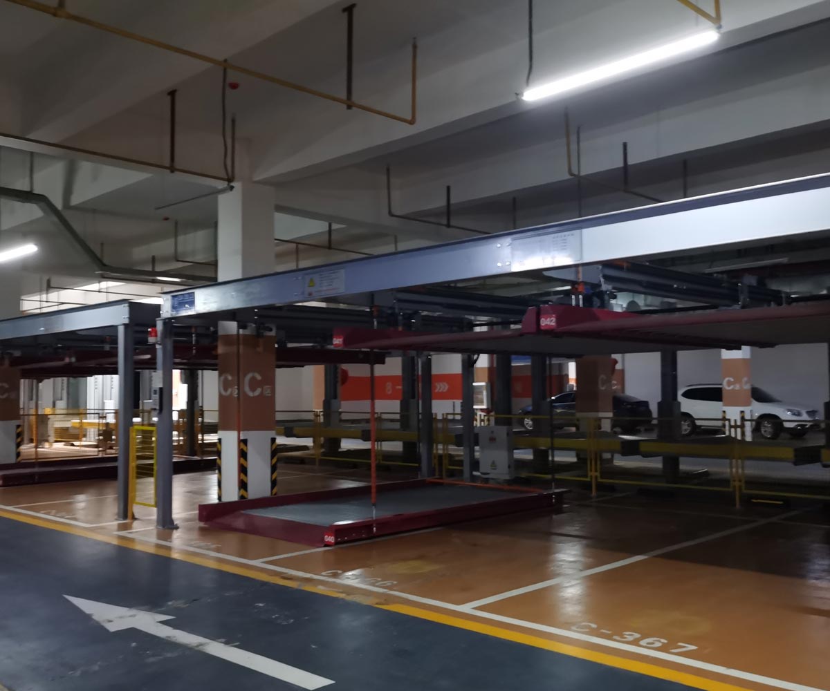 兩柱簡易升降立體車庫