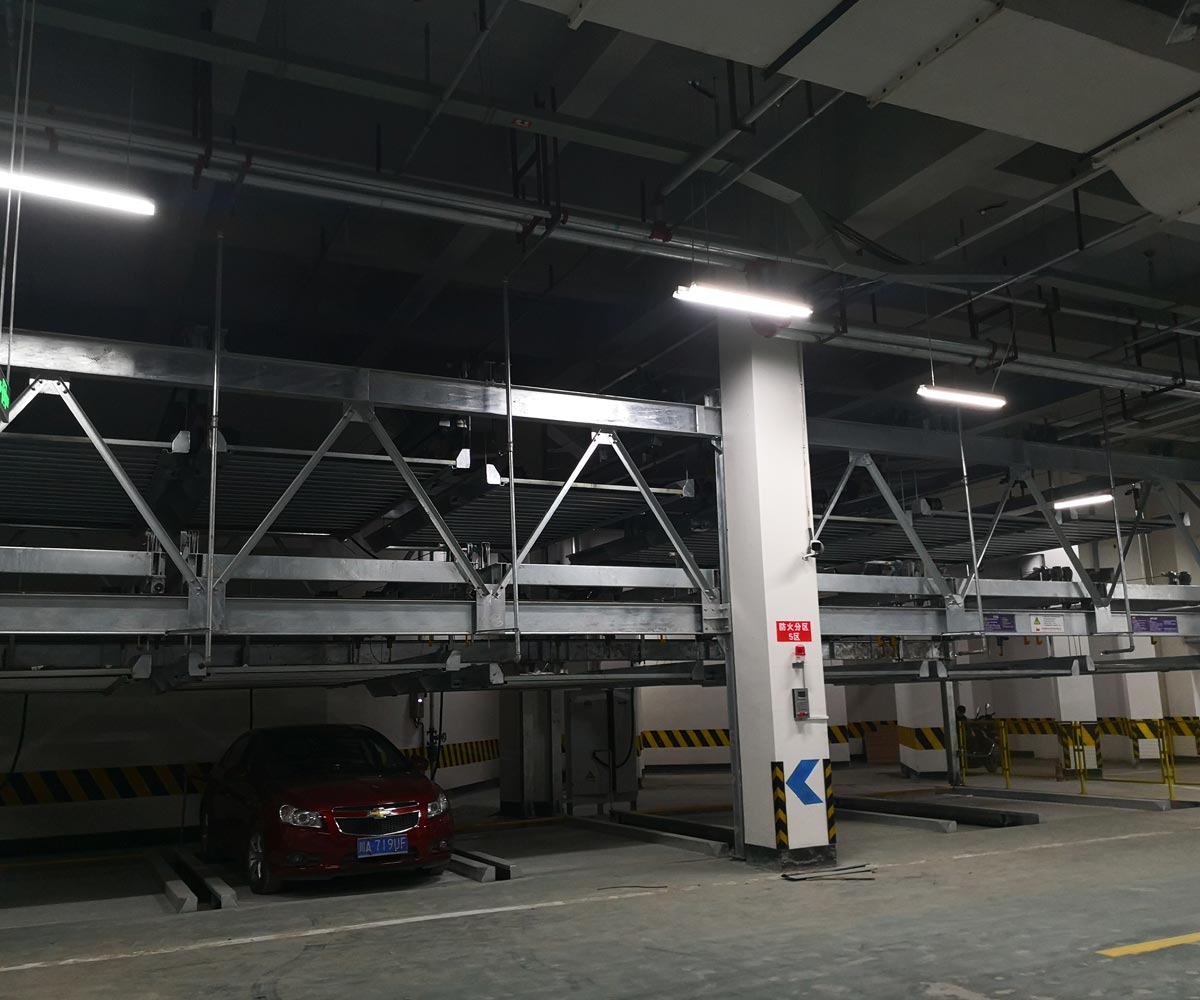 四至六層PSH4-6升降橫移機械式立體停車庫